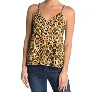 Abound Leopard Print Camisole Tank Top, Animal Print Brown Tan, Size S/M/L, NWOT